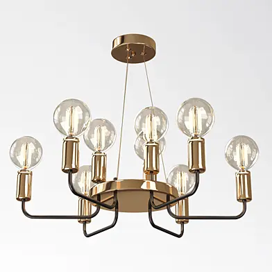 Loft Industrial Glossy Gold