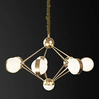 CELESTIAL CHANDELIER IN GOLD OR CHROME