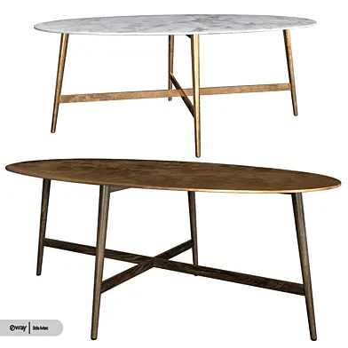 Foundstone emma oval coffee table