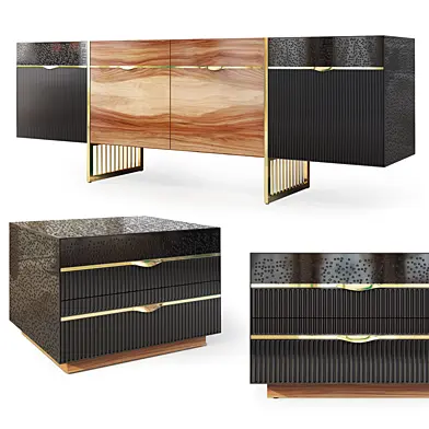 Комод&nbsp; и тумба прикроватная Lucca. Nightstand, sideboard by Morgann Concept