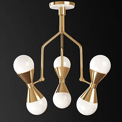 Hourglass Pendant Lamp from Villa Lumi