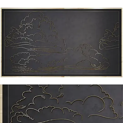 Decorative wall_clouds