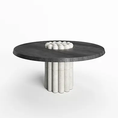 Raku-Yaki Dining Table by Emmanuelle Simon