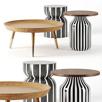 Coffee tables set by urban outfitters