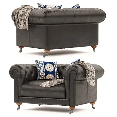 Chesterfield armchair