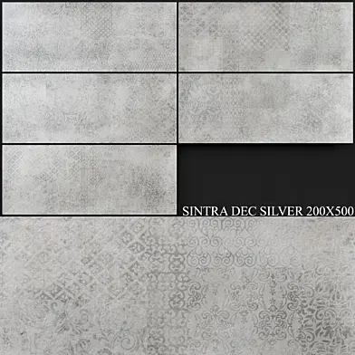 Keros Sintra Decorado Silver 200x500