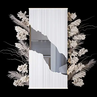 Art wall _ dried flowers