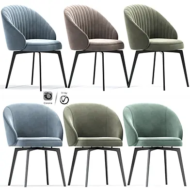 Amara Beige Chenille Dining Arm Chair