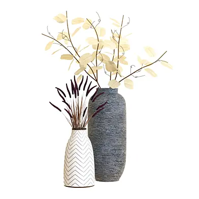 Crate&Barrel Adra and Timber Vases
