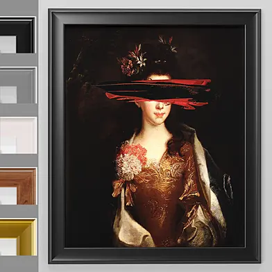 Art Frams 21- Spatula Black Canvas print