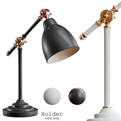 Holder Table Lamp Black