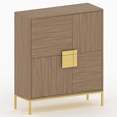 Wooden closet