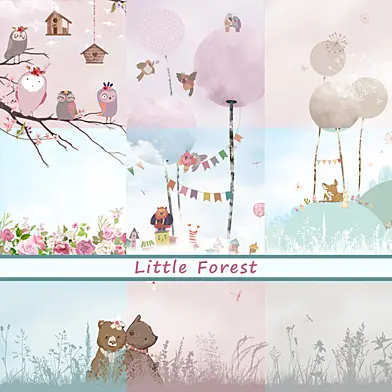 Дизайнерские обои Little Forest