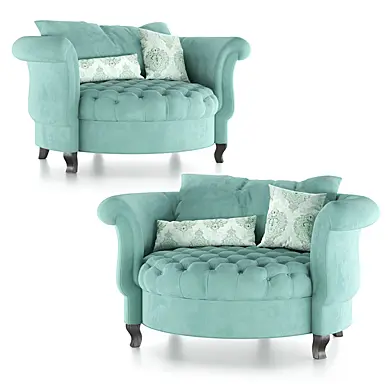 Haute House Harlow Sage Cuddle Chair