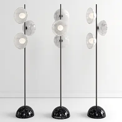 Coco Republic Zephyr Alabaster Floor Lamp