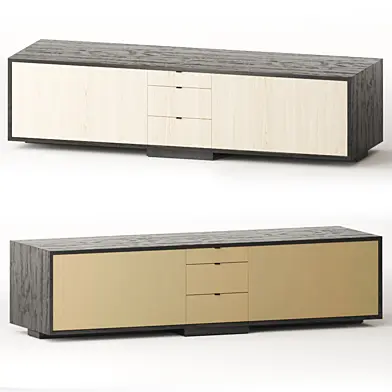 Lineground lowdown media unit by Skram
