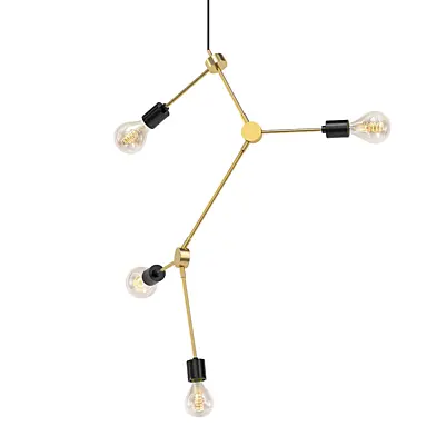 Brass Franklin Chandelier