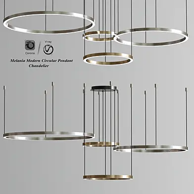 Melania Modern Circular Pendant