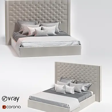 Nina Wingback Bed