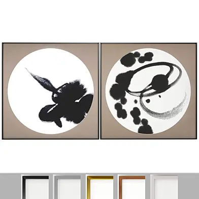 Art Frams 89- 2 Art Frames Collection Kanji