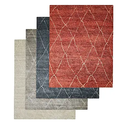 RIAH MOROCCAN HAND-KNOTTED WOOL SHAG RUG