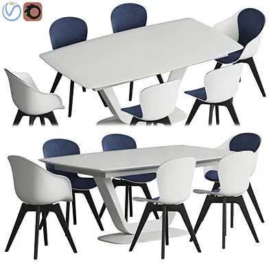 Alicante table Adelaide chair Boconcept