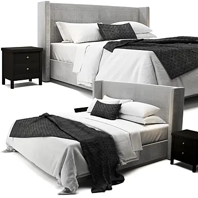 Elliot Shelter Upholstered Bed