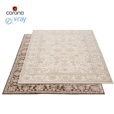 Rug Vintage Velvet Beige Brown