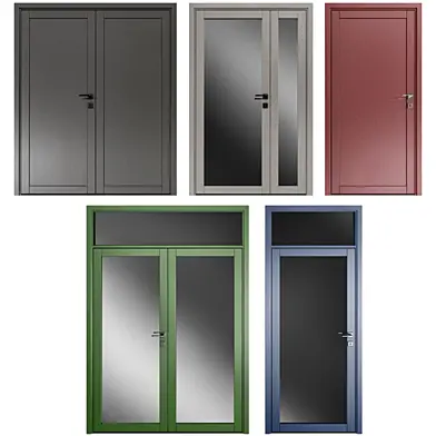 Металлические распашные противопожарные двери / Metal swinging fire doors