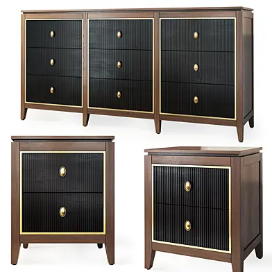 Комод и тумба Murcielago &nbsp;. Dresser, nightstand by 24_7Magazin