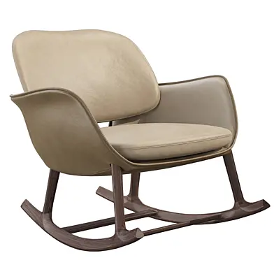 Poltrona Frau Martha rocking armchair