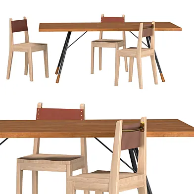 No-24 Chair and Brandywine Dining Table