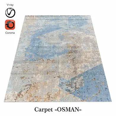 Индийский ковёр шерстяной «OSMAN»