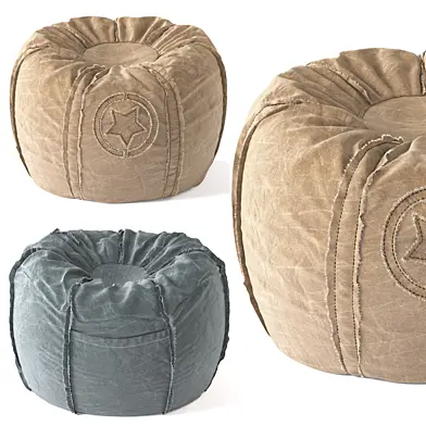 DISTRESSED CANVAS BEAN BAG Restoration Hardware