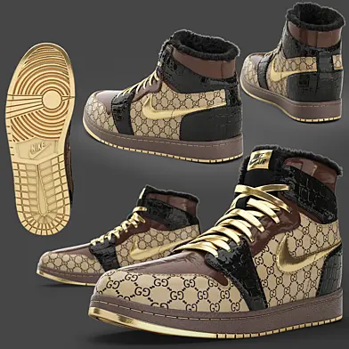 Jordan Gucci Sneakers