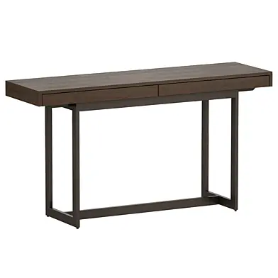 Консоль Archive Grey Console Table (Crate and Barrel)