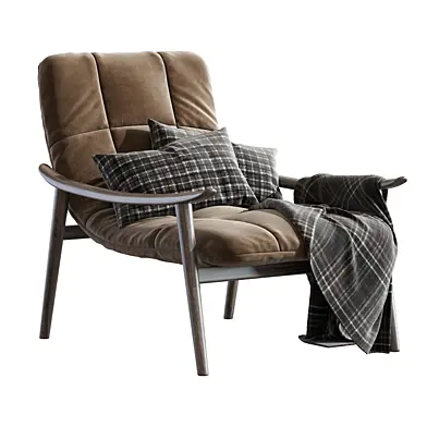 Fynn Saddle Armchair from Minotti