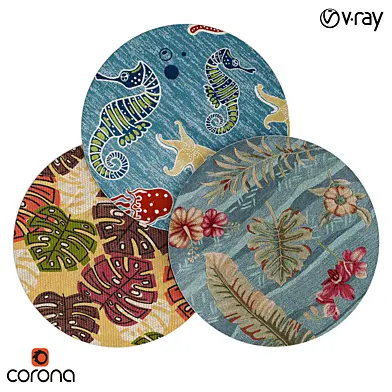 Area rugs set 8