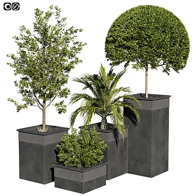 Garden plant set 03