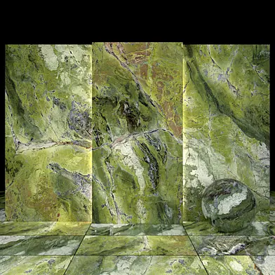Brilliant Green Marble 02