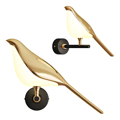 Bird shaped lamp NOMI WALL