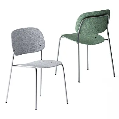 Hale PET Felt Stack Chair by DeVorn