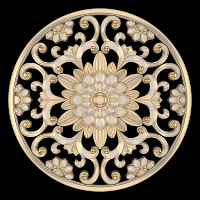 Decorative Wall Rosettes 06