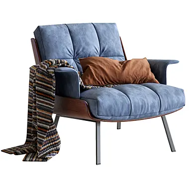 Daiki Fabric Armchair By Minotti
