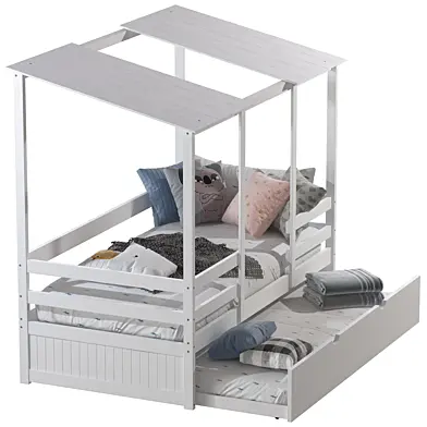 White Kids  bed