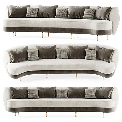 Gabriel curve large sofa / Диван полукруглый