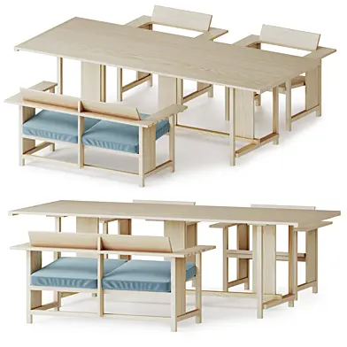 Dining set by Mattiazzi