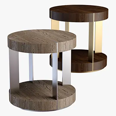 RH Modern Verrazano round sidetable