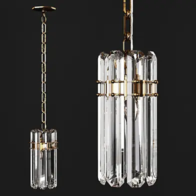 Restoration Hardware BONNINGTON SMALL PENDANT Brass