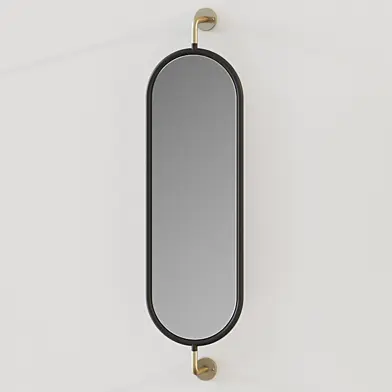 Blaire Oval Mirror With Brackets by Pottery Barn